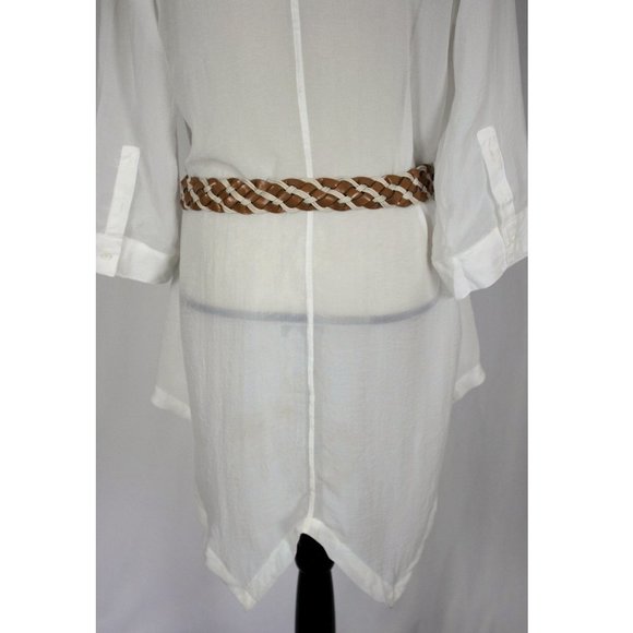 NWT Miilla White Sheer Swimsuit Coverup Med/Large - Picture 8 of 9